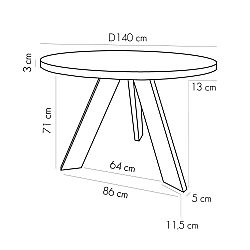 TAVOLA 140 ??????? OAK 